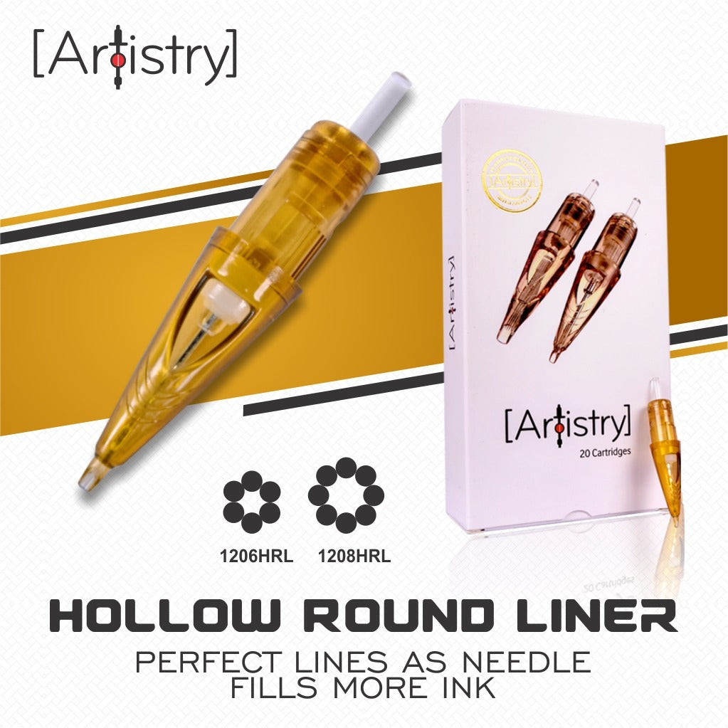  Utopian Artistry Hollow Round Liner(HRL) Tattoo Cartridge
