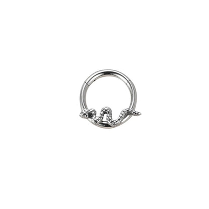 316L snake hoop ring