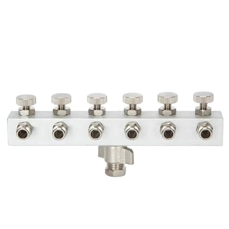 Airbrush Manifold Air Hose Splitter 1/12 in BSP Taps