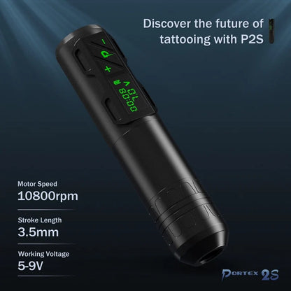 EZ Portex Generation 2S (P2S) Wireless Tattoo Pen Machine