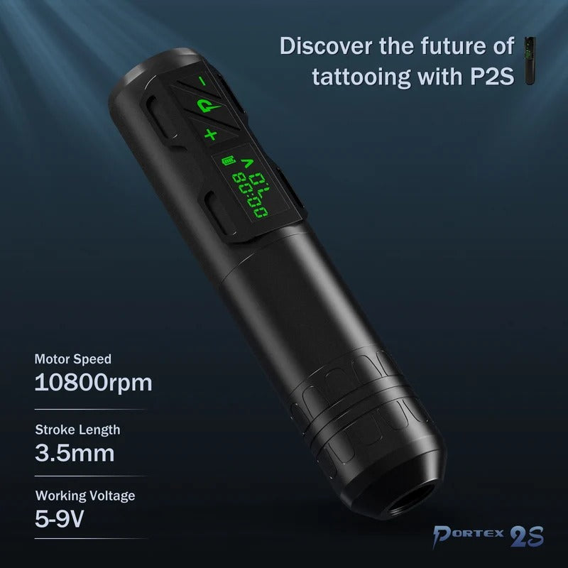 EZ Portex Generation 2S (P2S) Wireless Tattoo Pen Machine