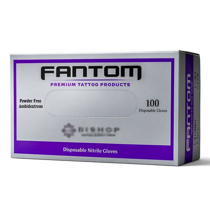 Premium Fantom Tattoo Gloves - 100% Nitrile (Pack of 100)