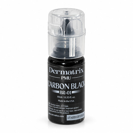Dermatrix Carbon Black [BR 01] PMU Pigment for Eyeliner