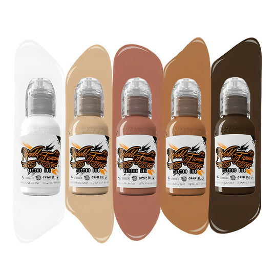World Famous Tattoo Ink Portrait Mini 5 Bottle Set
