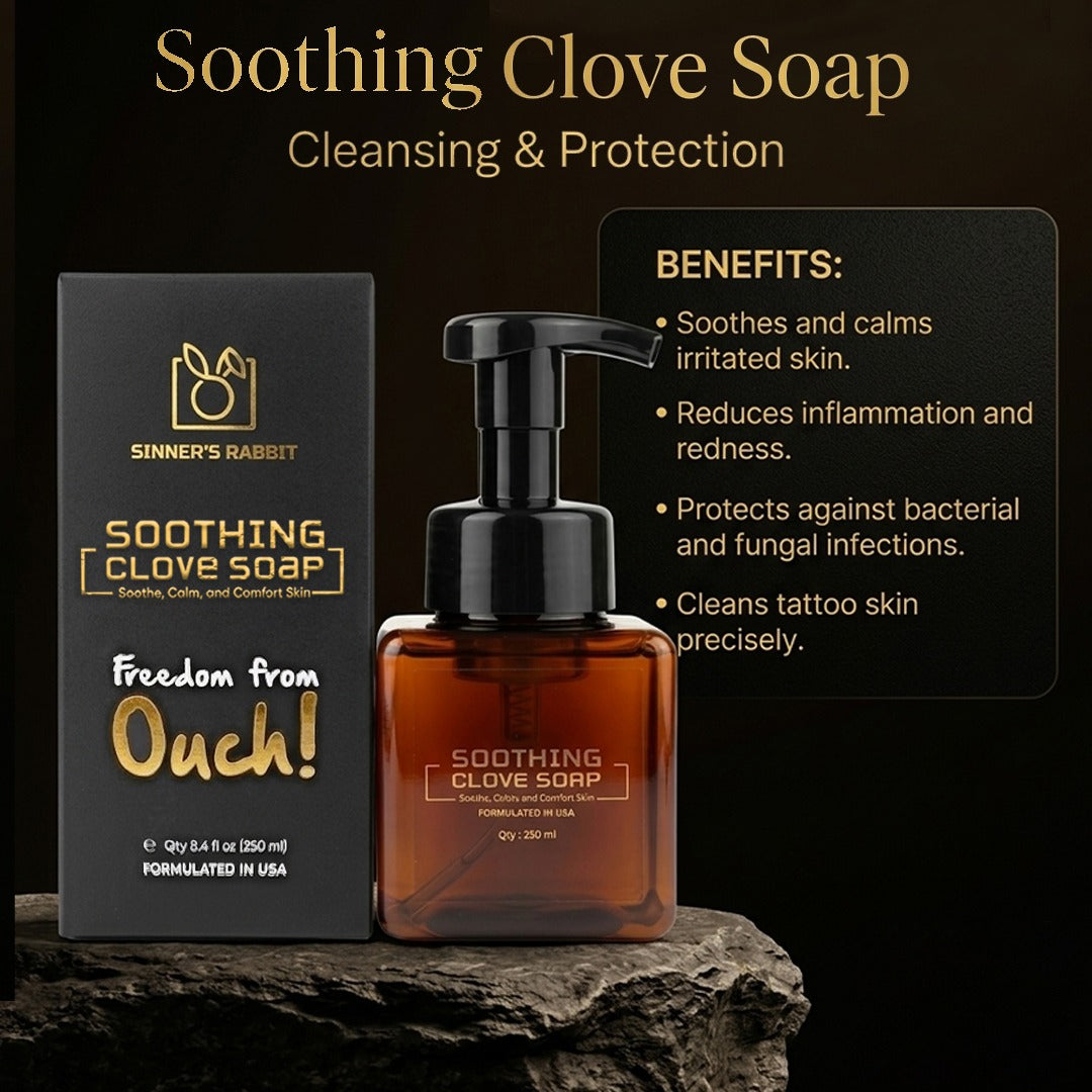 Clove Soap Eugenol Naturally Soothe and Protect - Foaming Pump Bottle