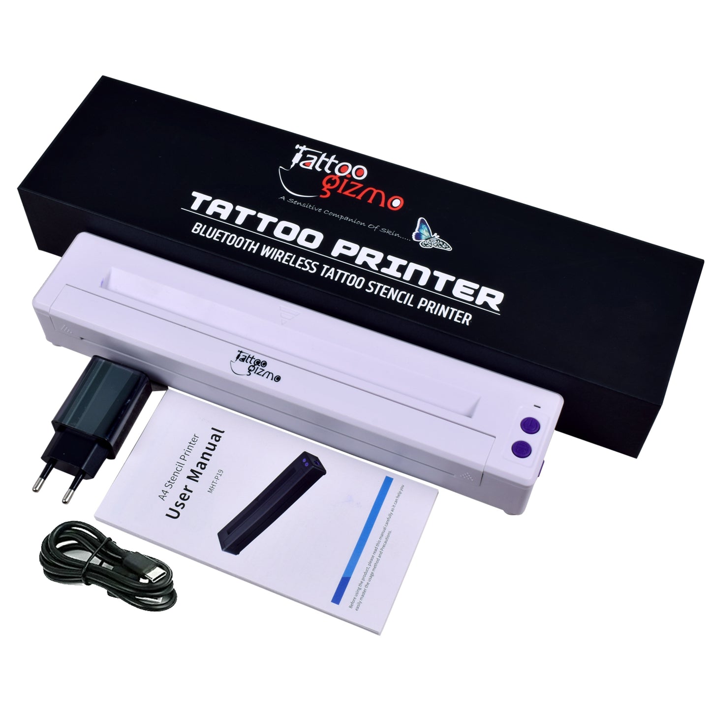 MHT-P19 Bluetooth Wireless Tattoo Stencil Printer