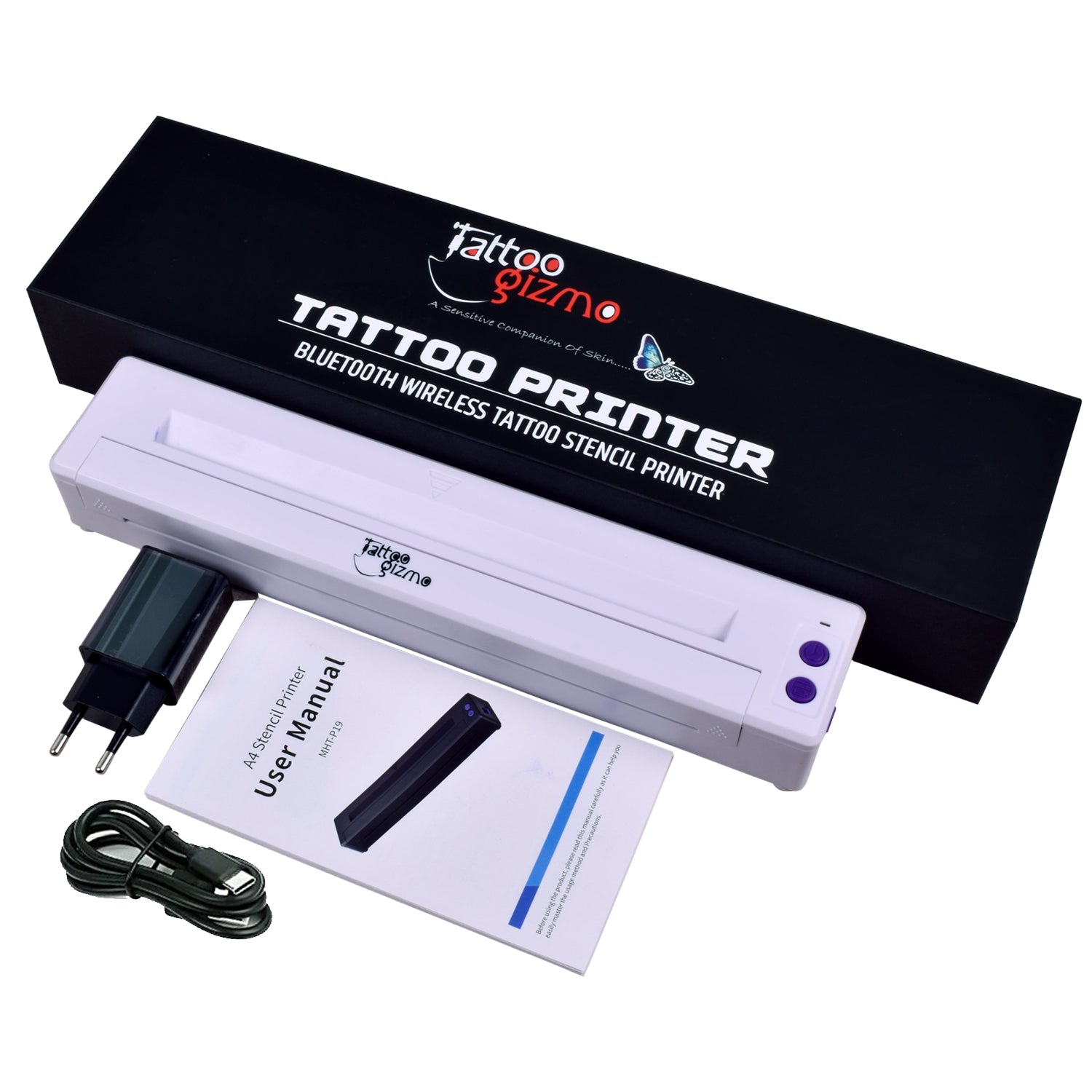 MHT-P19 Bluetooth Wireless Tattoo Stencil Printer