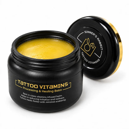 Tattoo Vitamins: Processing & During Tattoo Ointment