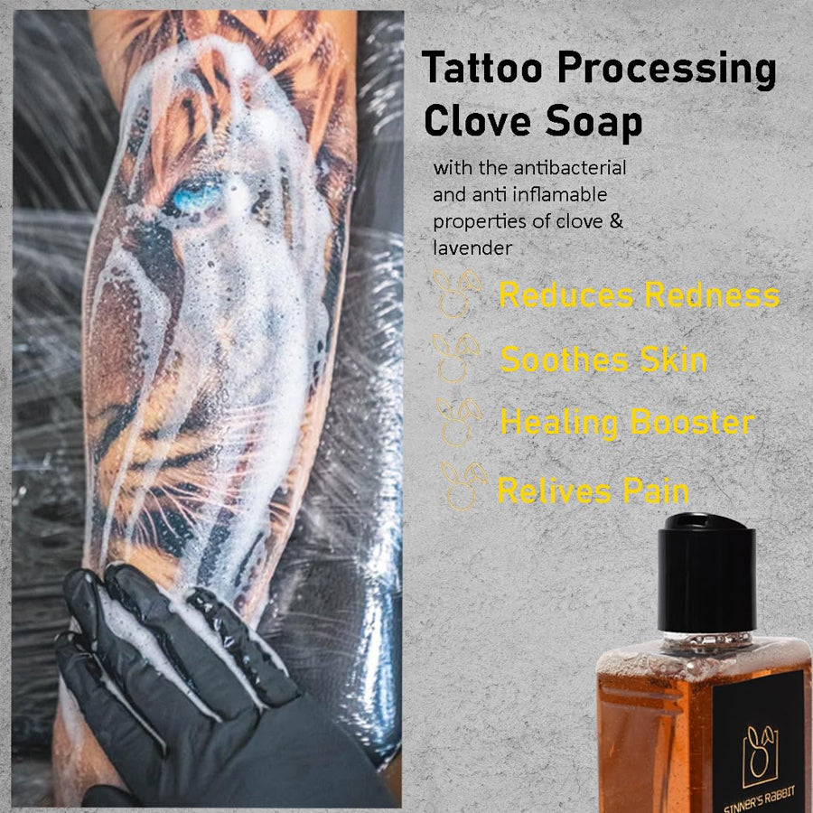 Tattoo Processing clove soap