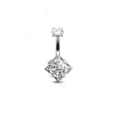 Belly Button Navel Rings(double square)