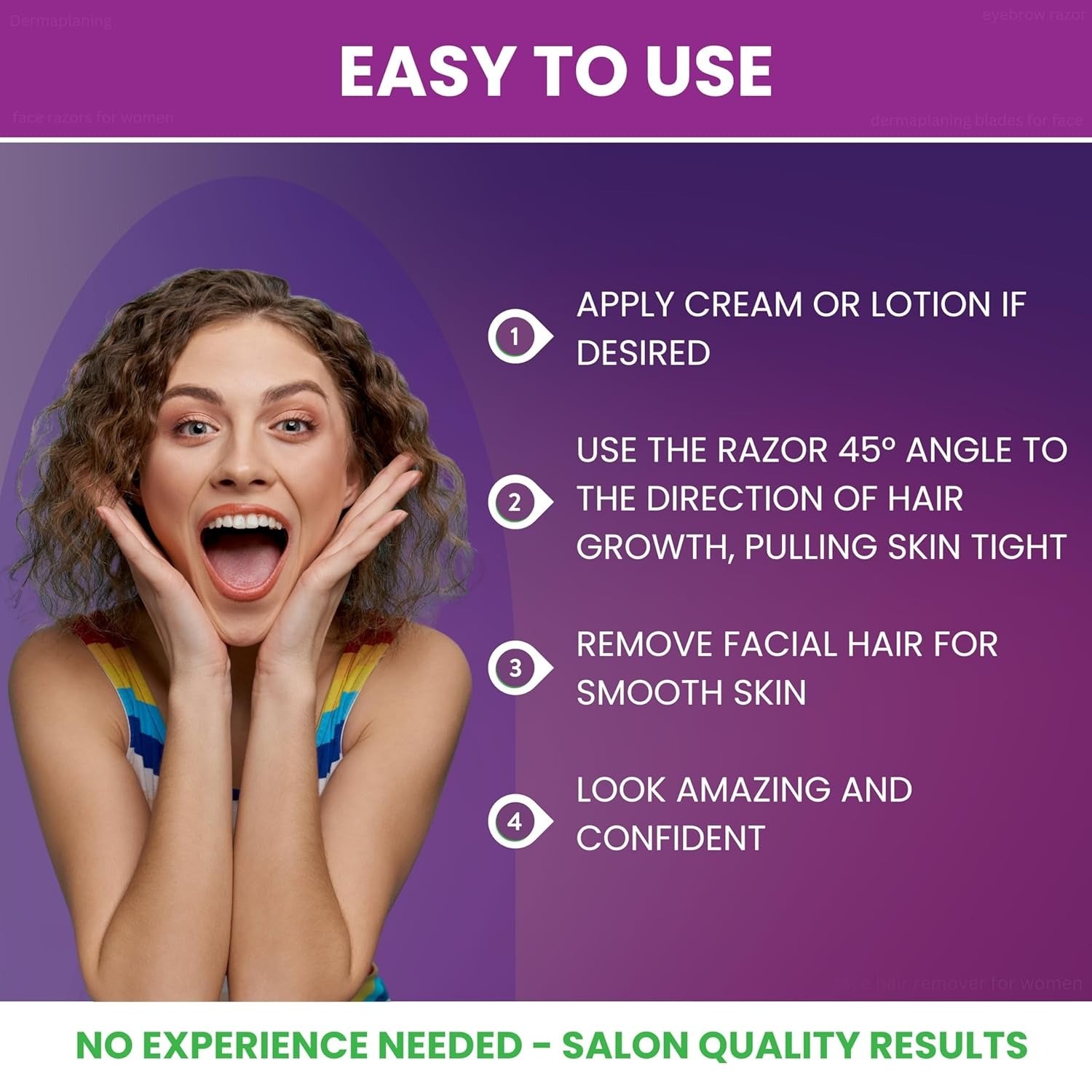 easy to use hair removal razor 