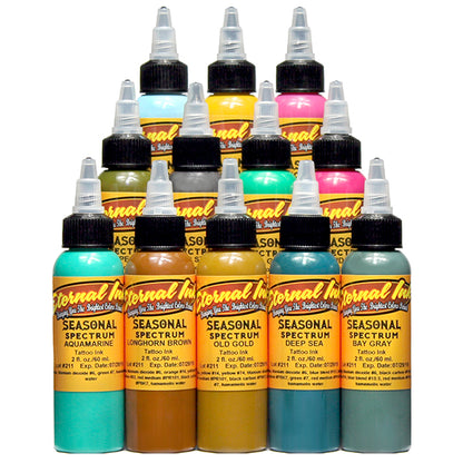Tattoo Color Inks for Practice - 1oz Only For Use on Tattoo Practice Skin Pad Not For Use on Humane Skin