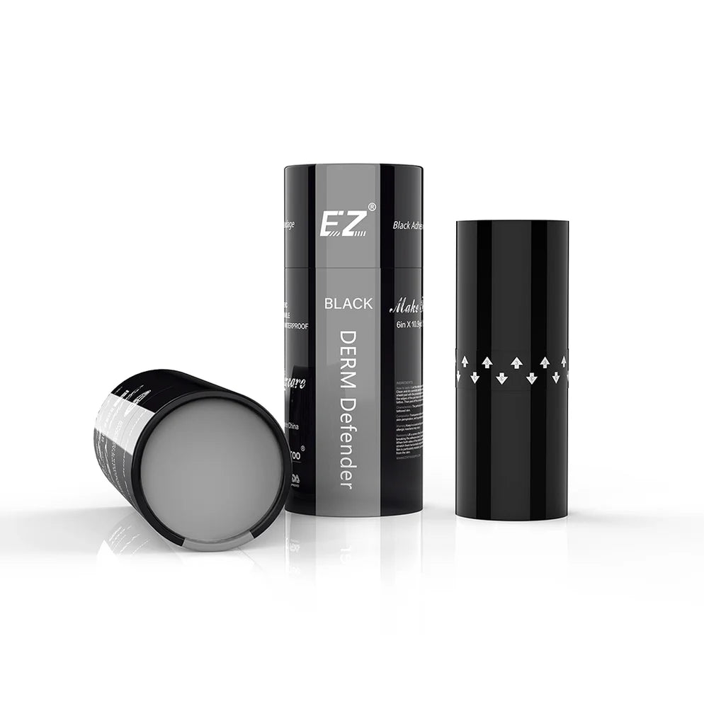 EZ Derm Defender Tattoo Adhesive Protective Shield Black 15cm x 10m | Waterproof Tattoo Aftercare Film