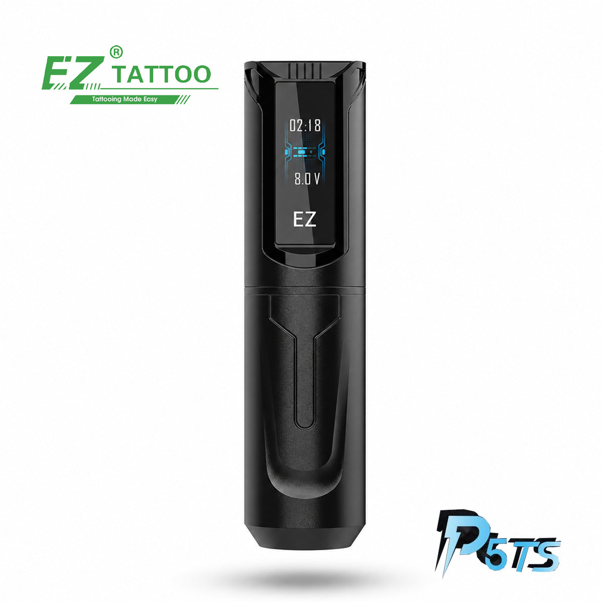 EZ P5 Touchscreen Wireless Battery Tattoo Pen Machine with Bluetooth Footswitch