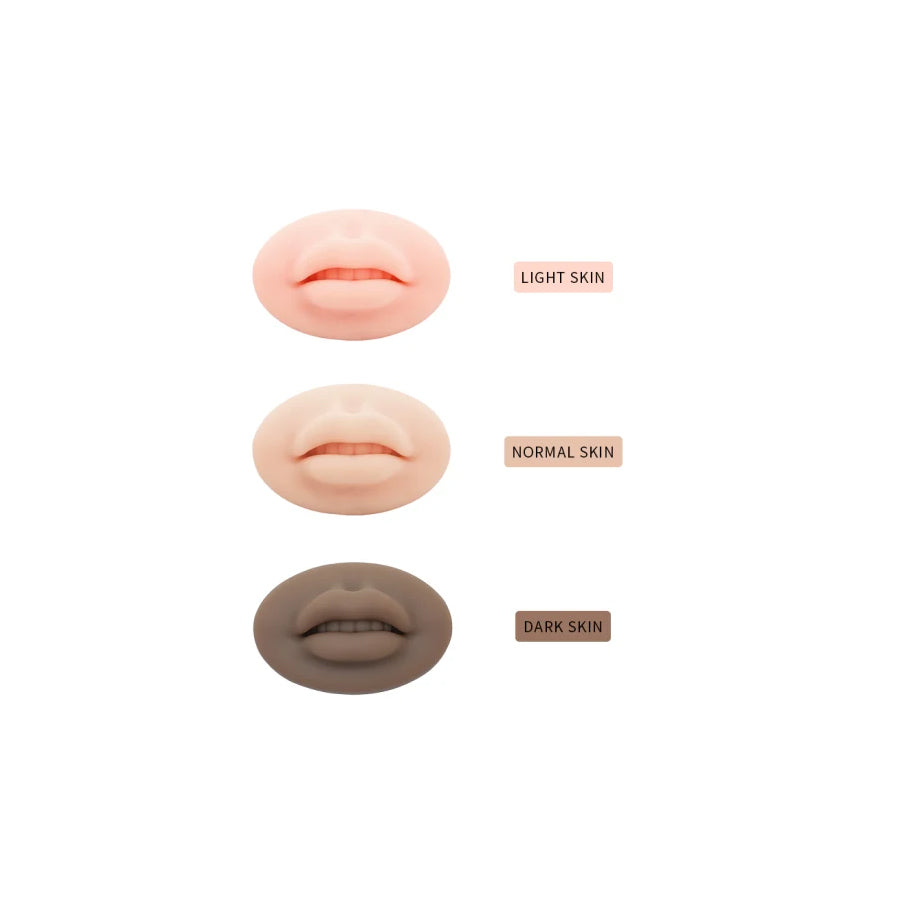 Fake Silicone Tattoo Lips Practice Skin
