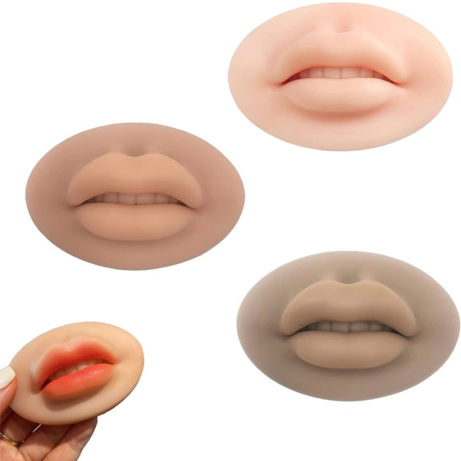 Fake Silicone Tattoo Lips Practice Skin