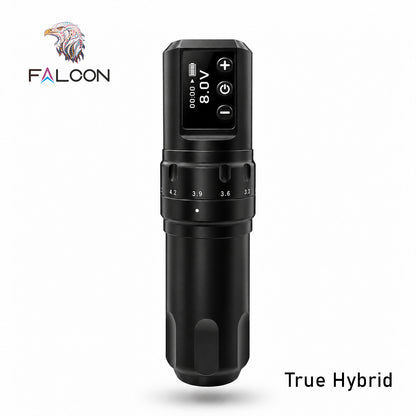 Falcon True Hybrid Wireless Tattoo Pen Machine with 2 Removable Battery