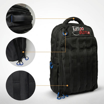 Traveller Tattoo Backpack for Artists with Multi Compartments