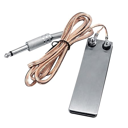 Tattoo Flat Foot Switch - Durable Stainless Steel Pedal for Tattoo Machines