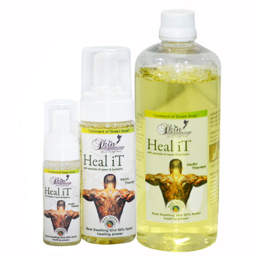 Heal- It - Tattoo Cleaning Foaming Soap, Beats Swelling kit