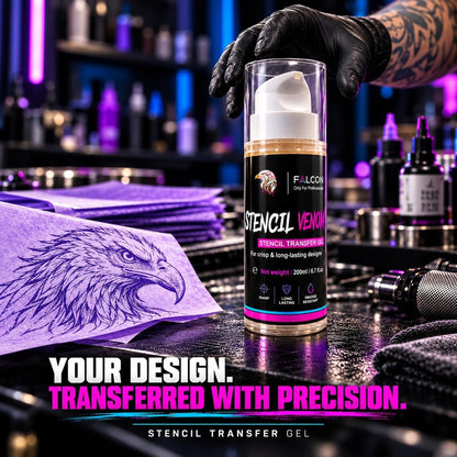 Falcon Stencil Venom - Tattoo Stencil Transfer Gel