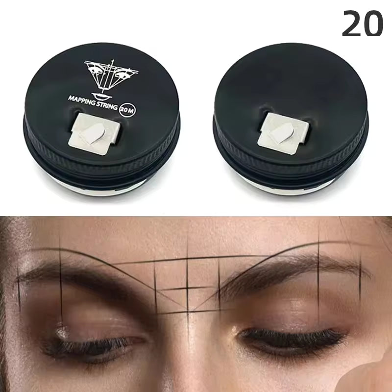 Tattoo Gizmo Natural Pre Inked Eyebrow Mapping String