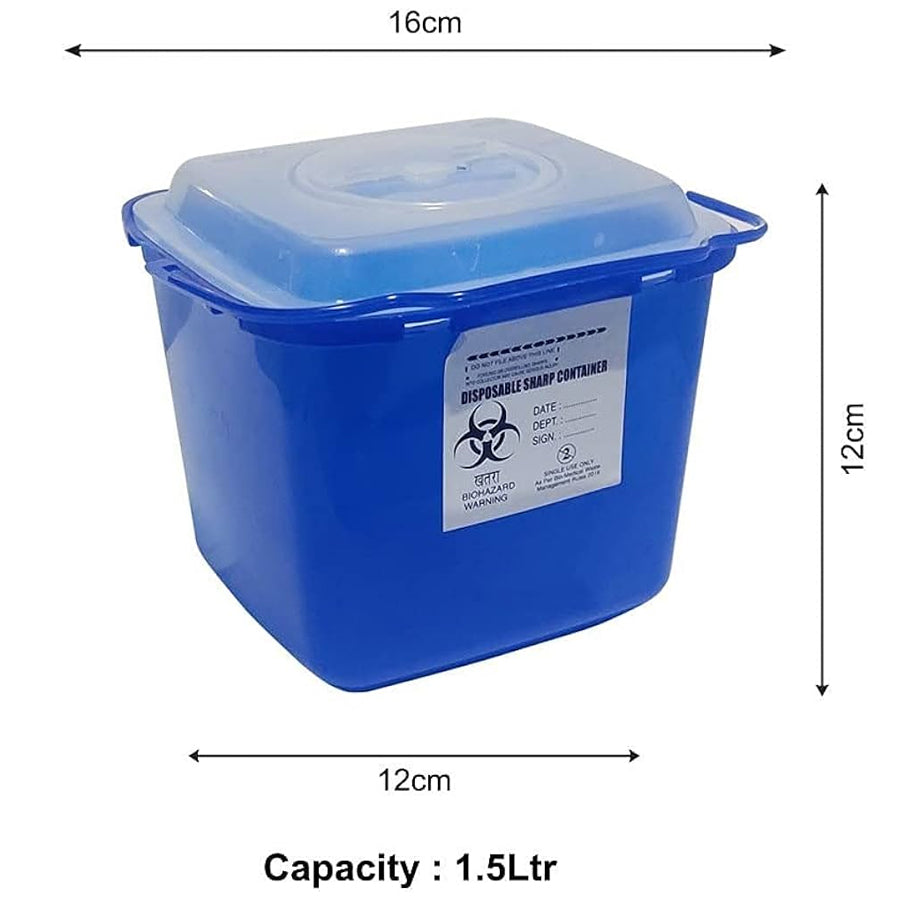 Sharps Containers -Needle and Blades Disposal Box