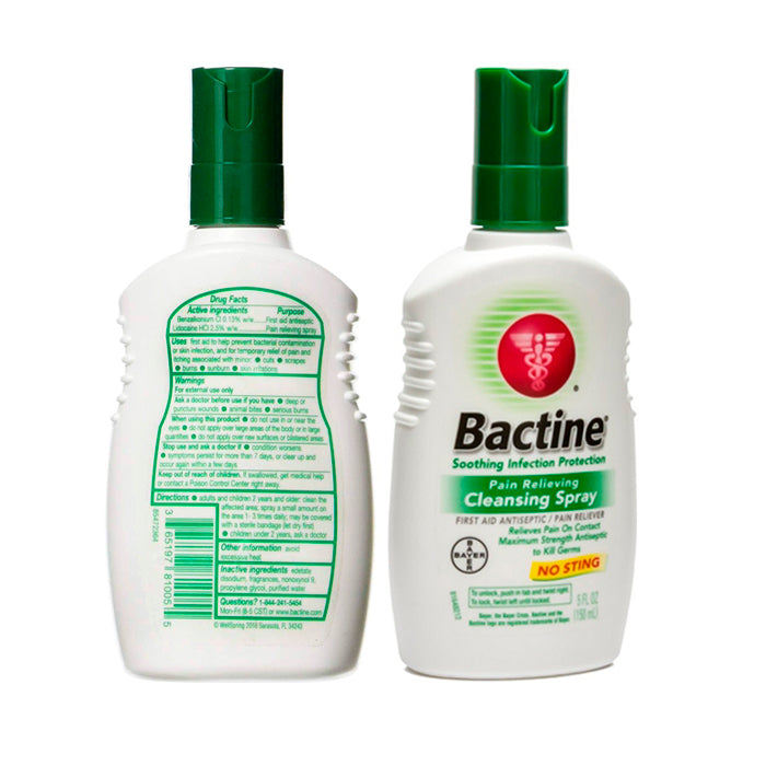 Bacticine Bactine Pain Relieving Cleansing Spray – Tattoo Gizmo
