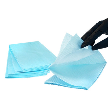 Disposable Table Tissue Blue (Pack of 125 Pcs)