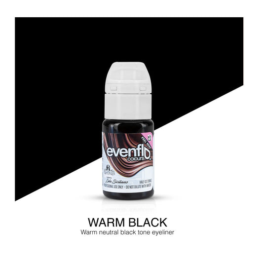 Evenflo WarmBlack Eyeliner PMU Ink 15ml