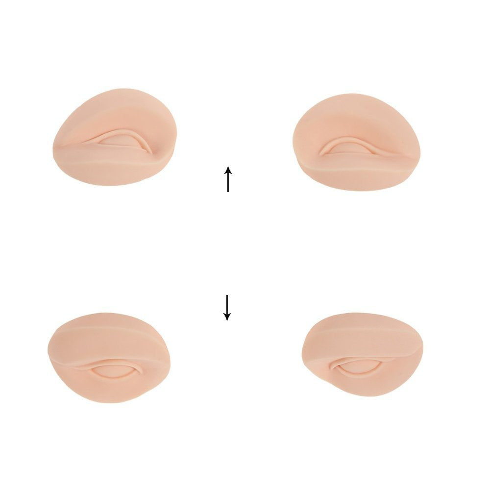 Goochie 3D Rubber Permanent Make Up Practice Skin (Replace Parts For Head Model)