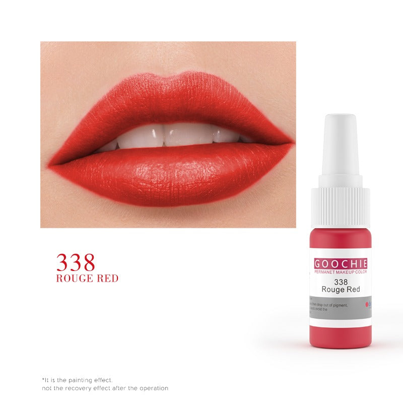Goochie 338 Rouge Red Permanent Make Up Pigment Color