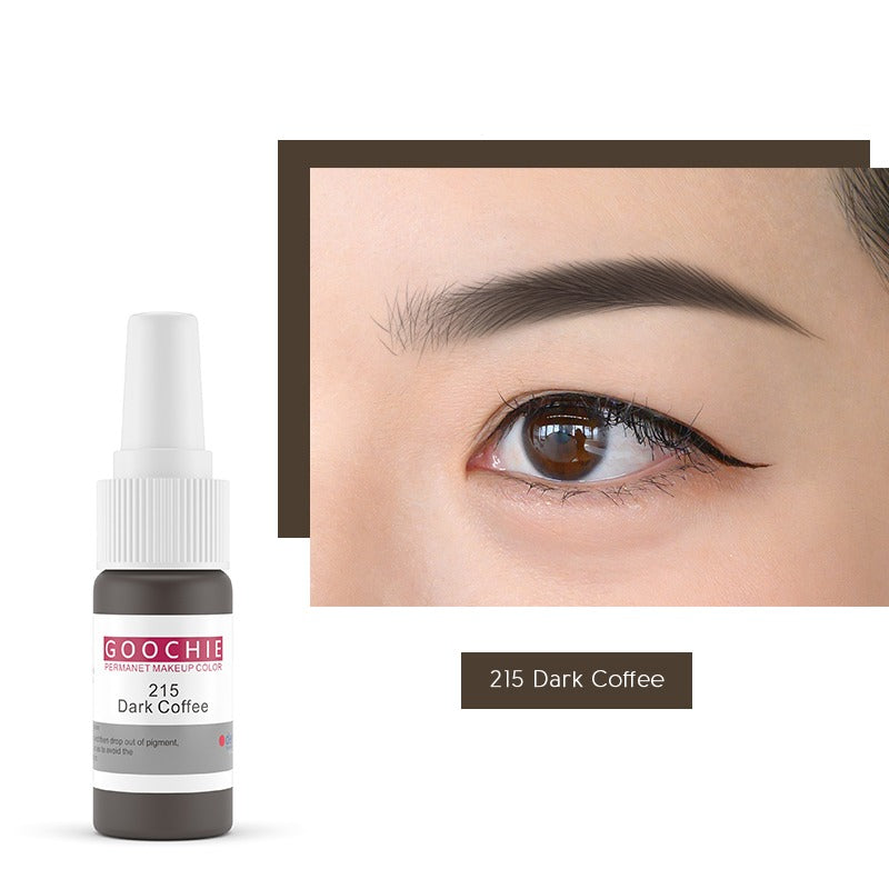 Goochie 215 Dark Coffee Permanent Make Up Pigment Color