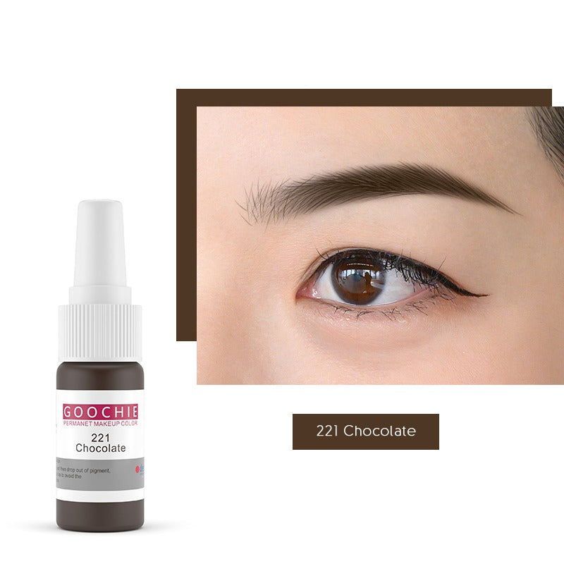 Goochie 221 Chocolate Permanent Make Up Pigment Color