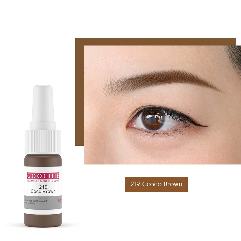 Goochie 219 Coco Brown Permanent Make Up Pigment Color