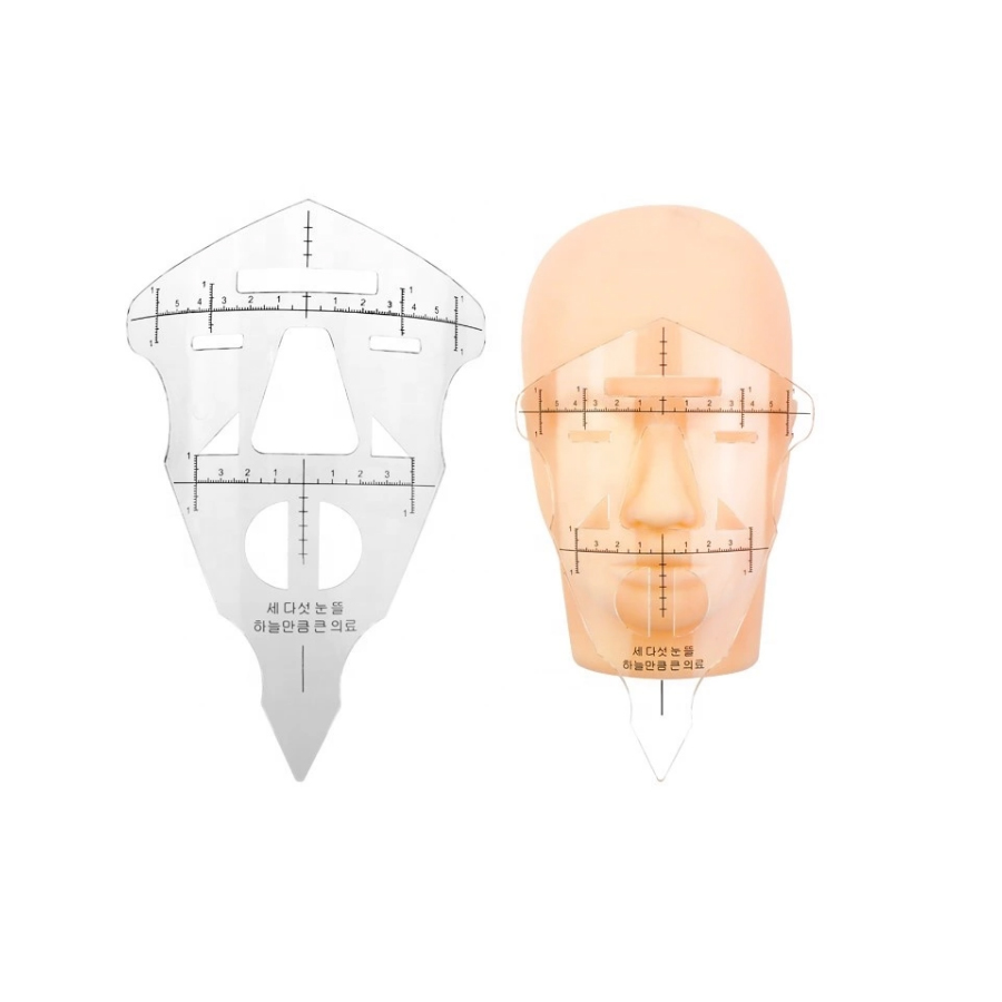 PMU Microblading Measuring Full Face Guide Ruler – Tattoo Gizmo