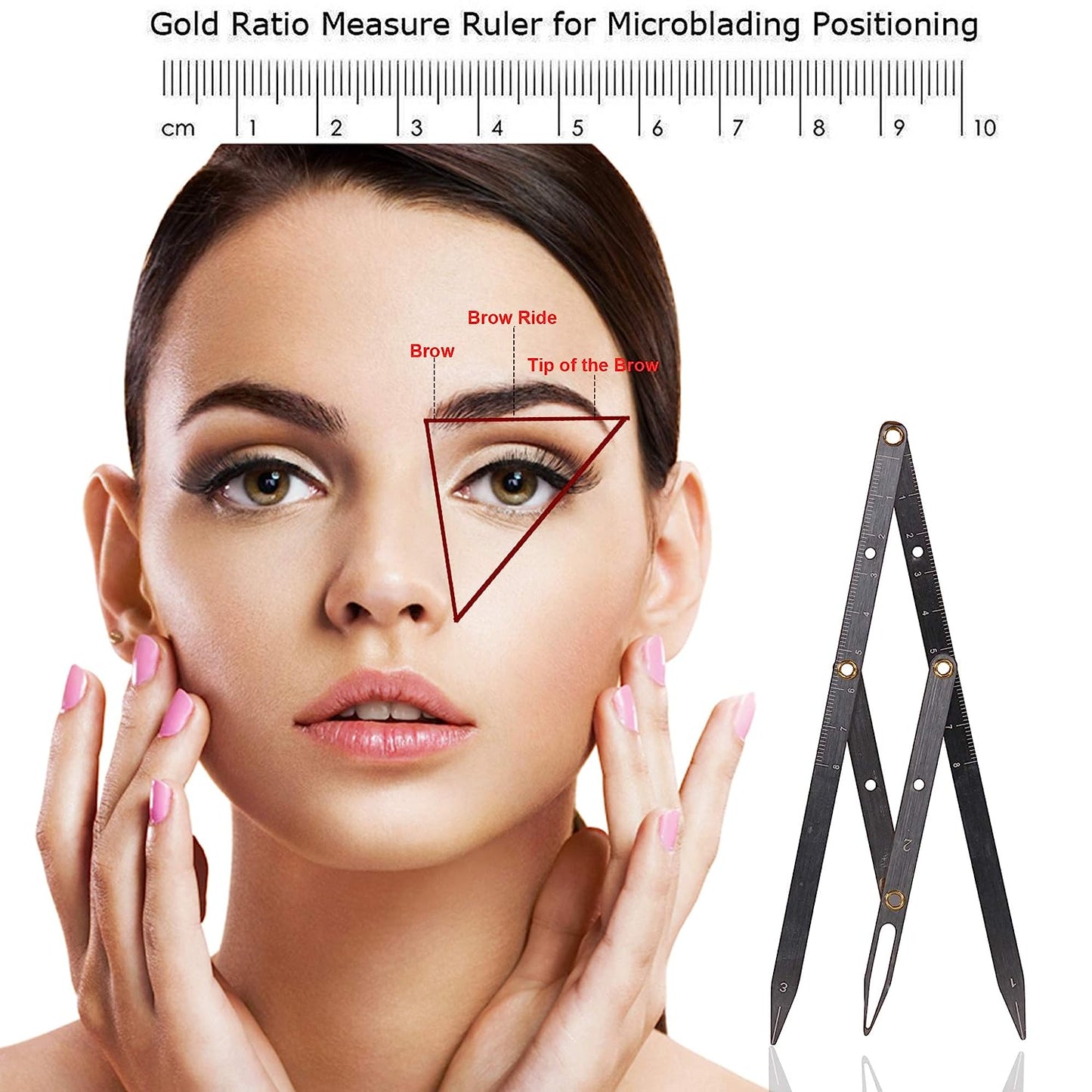 Goochie Golden Ratio Ruler For PMU – Tattoo Gizmo