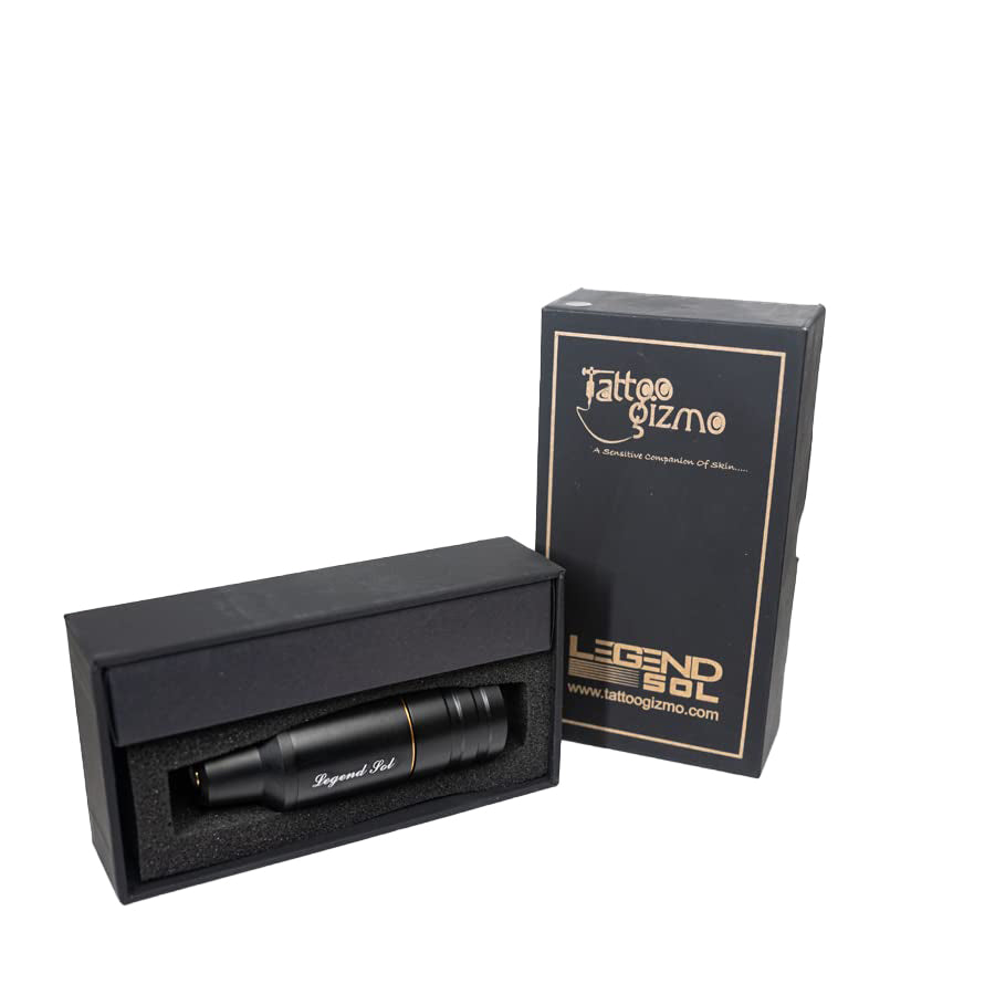 Black- Legend Sol Tattoo Pen Machine with Battery Pack