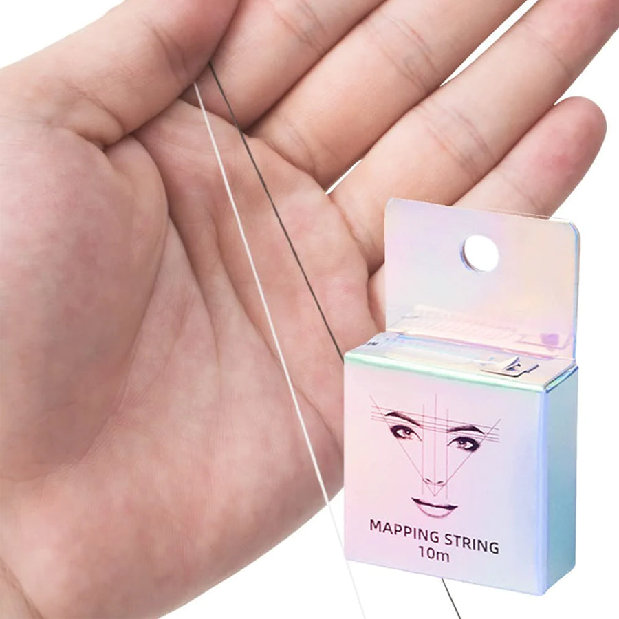 Natural Pre Inked Eyebrow Mapping String Thread – Tattoo Gizmo