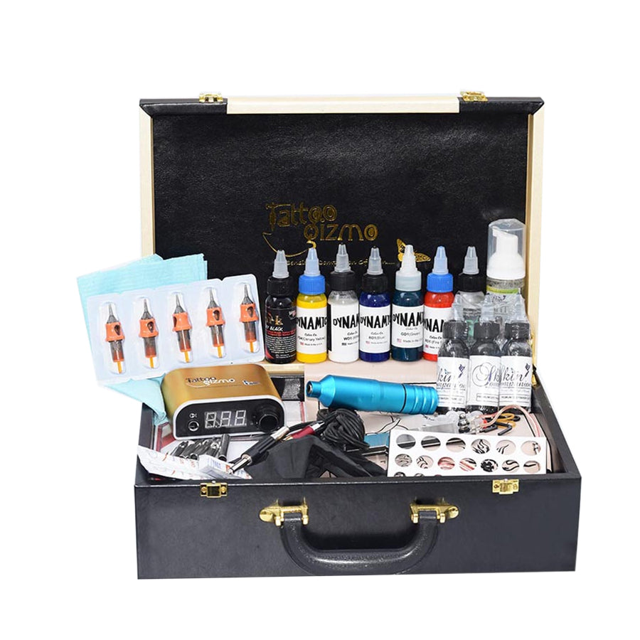 TG- Nova Pen Tattoo Machine Kit, 5 Colors , 20 Needles